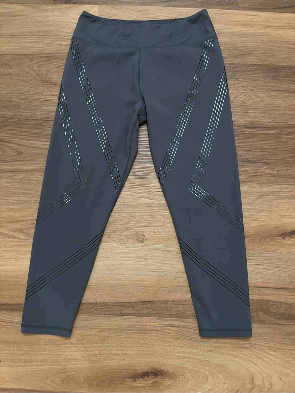 Cut The Frills Charcoal Grey Performance Leggings XL